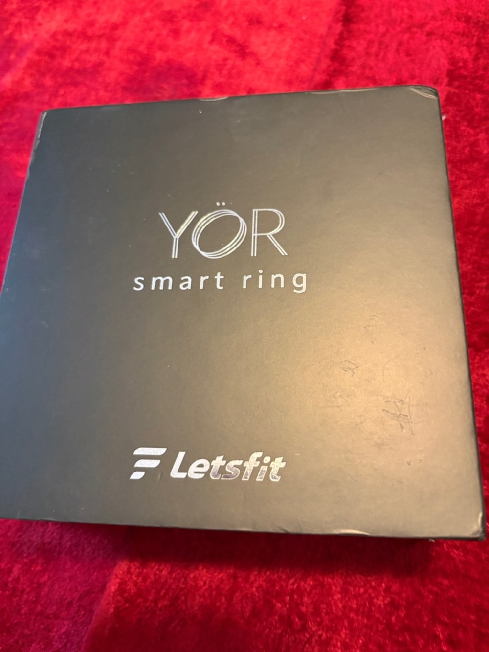 YOR Smart Ring - new in box with case and charger rose gold size 6